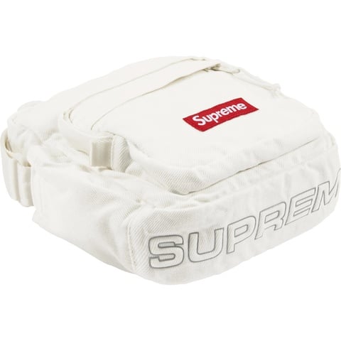 Supreme Denim Shoulder Bag - White