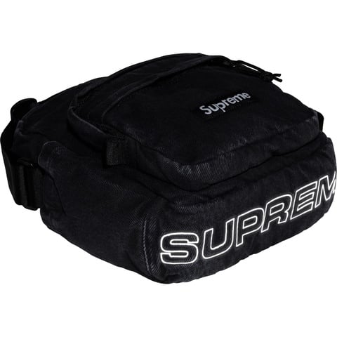 Supreme Denim Shoulder Bag Washed Indigo Denim Shoulder Bag - fall