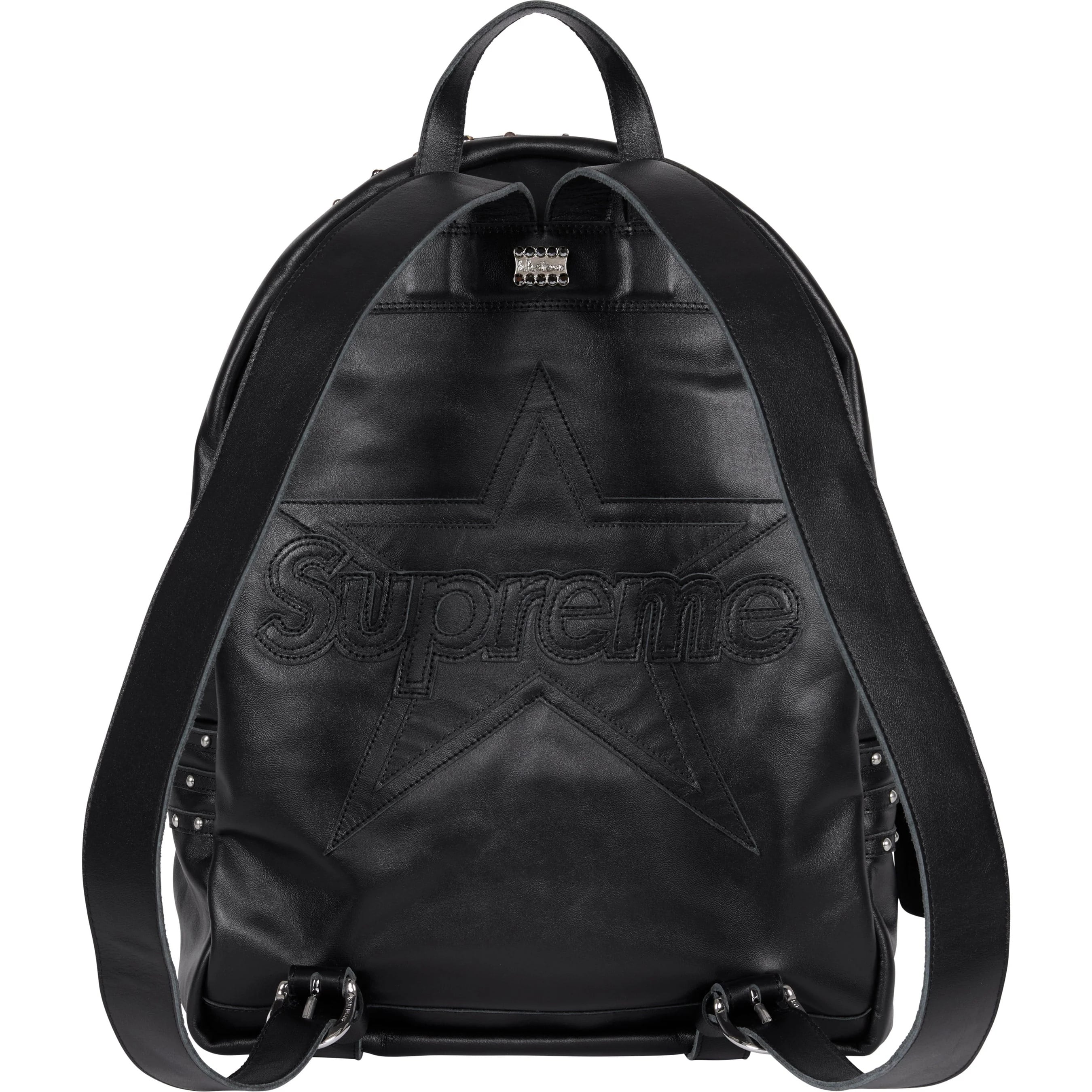 Supreme Supreme Vanson Leathers b.b. Simon Backpack (FW25) - Black - $1398