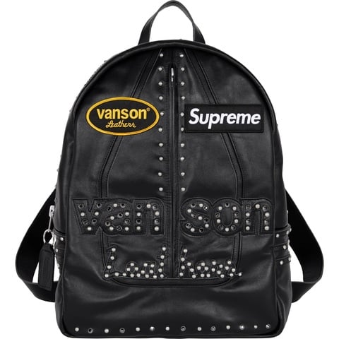Supreme®/Vanson Leathers®/b.b. Simon Backpack - Supreme