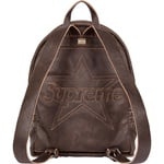 Supreme Supreme Vanson Leathers b.b. Simon Backpack (FW25) - Brown