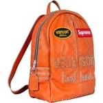 Supreme Supreme Vanson Leathers b.b. Simon Backpack (FW25) - Orange