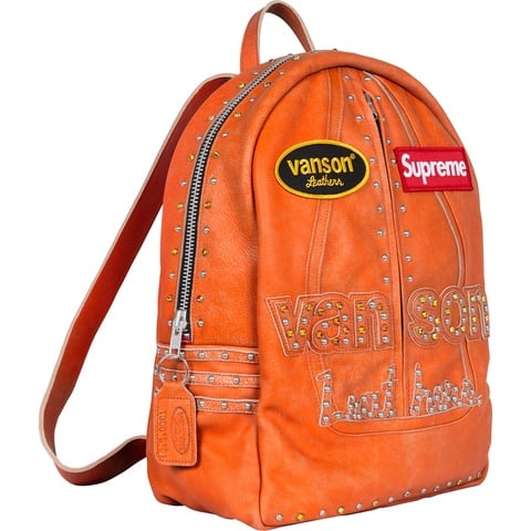 Supreme Supreme®/Vanson Leathers®/b.b. Simon Backpack - Orange