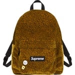 Supreme Velvet Backpack (FW25) - Tan Leopard