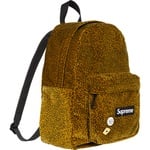 Supreme Velvet Backpack (FW25) - Tan Leopard