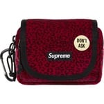 Supreme Velvet Mini Pouch (FW25) - Red Leopard