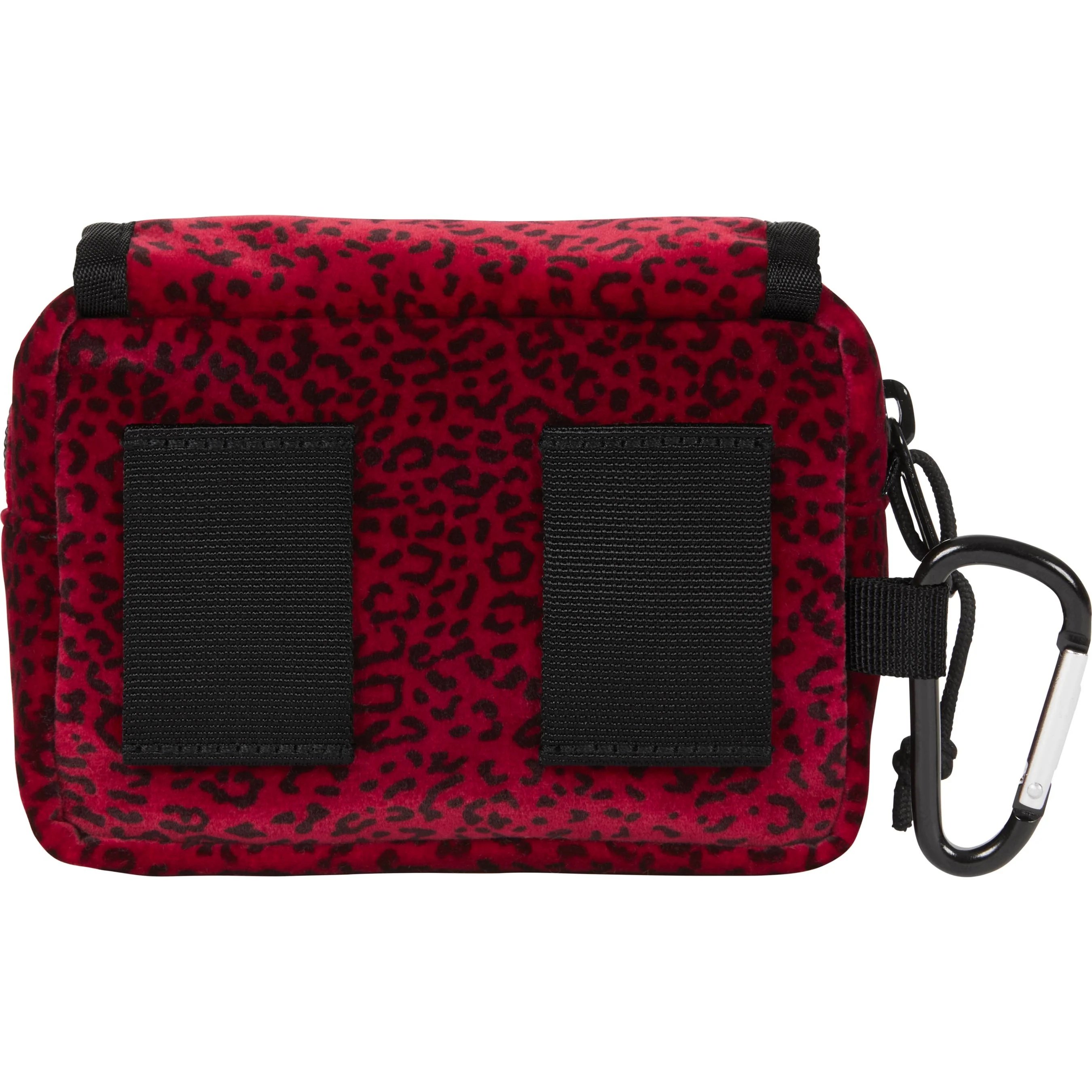 Supreme Velvet Mini Pouch (FW25) - Red Leopard - $36