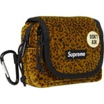 Supreme Velvet Mini Pouch (FW25) - Tan Leopard