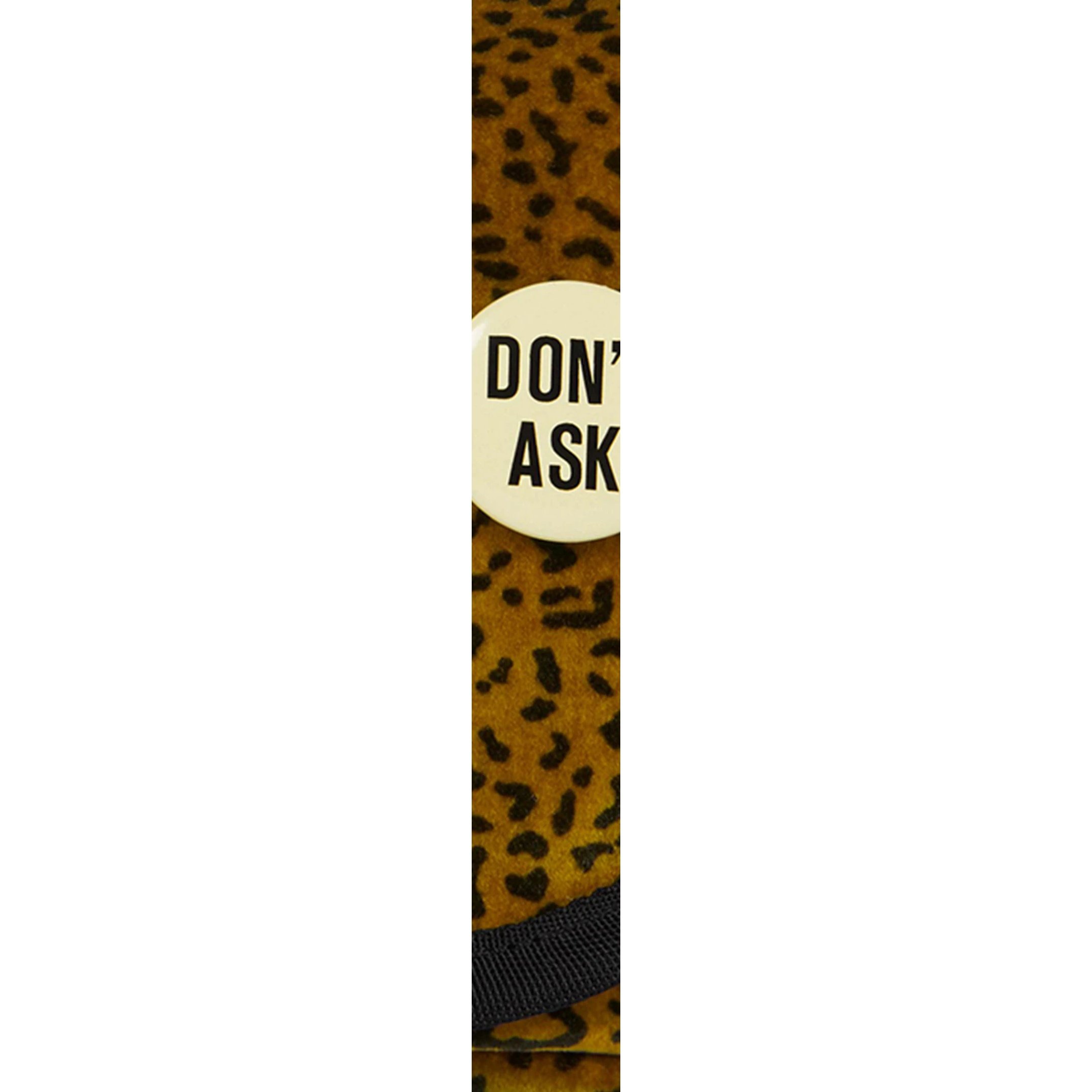 Supreme Velvet Mini Pouch (FW25) - Tan Leopard - $36