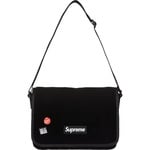 Supreme Velvet Small Messenger Bag (FW25) - Black