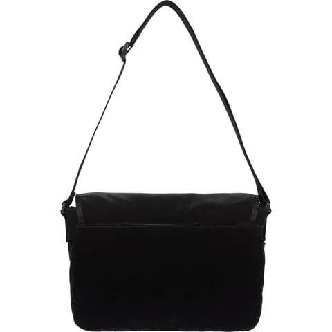 バッグ Supreme Velvet Small Messenger Bag Supreme Velvet Small Messenger Bag Black - FW25 - US