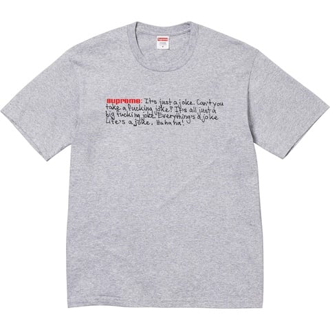 Supreme Joke Tee - $44.00
