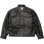 Supreme Supreme True Religion Leather Trucker Jacket (FW25)