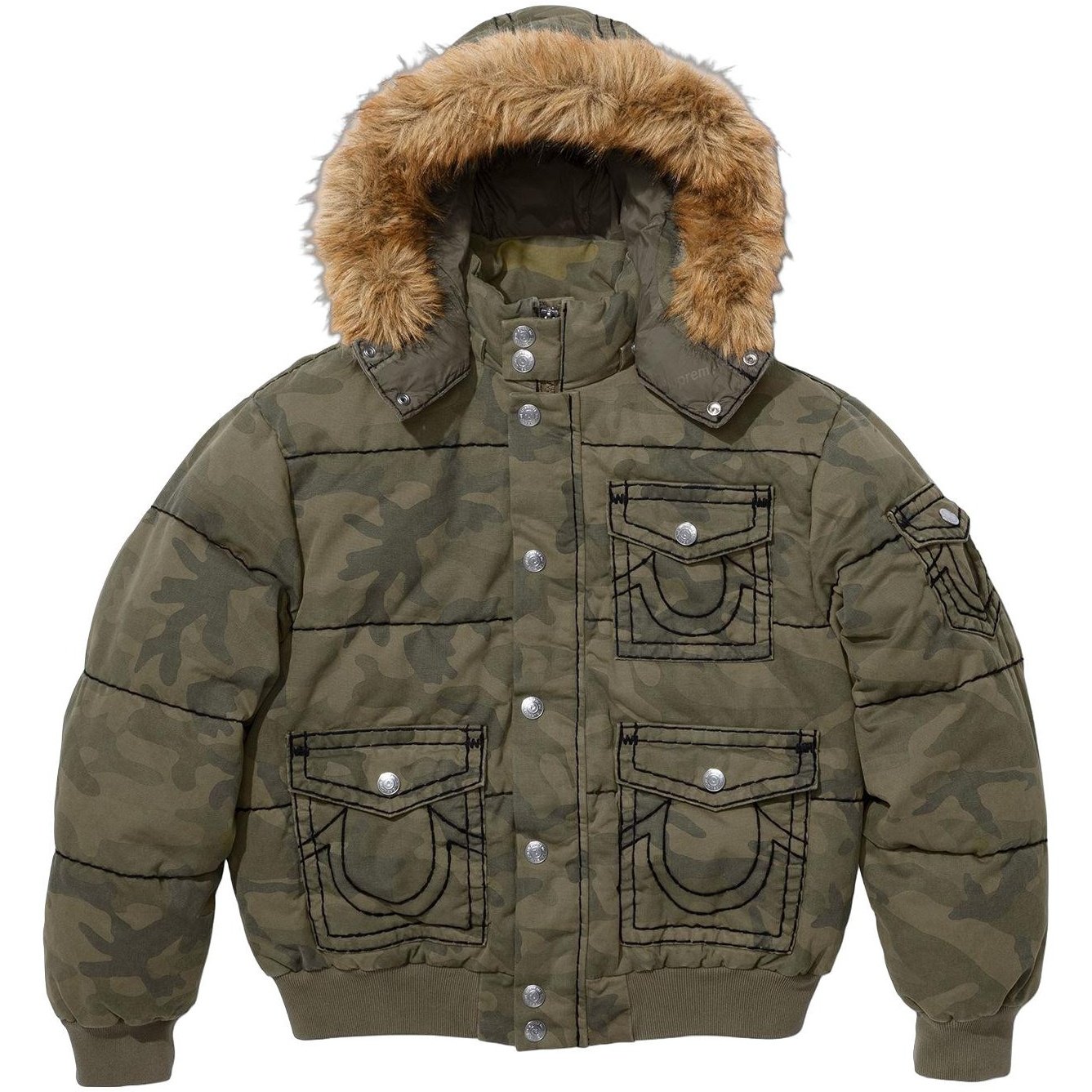 Supreme Supreme True Religion Puffer Jacket (FW25) - $598