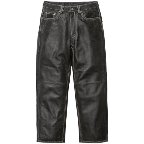 パンツ Supreme True Religion Leather Pants 34 Supreme®/True Religion® Loose Fit Leather Pant - Supreme