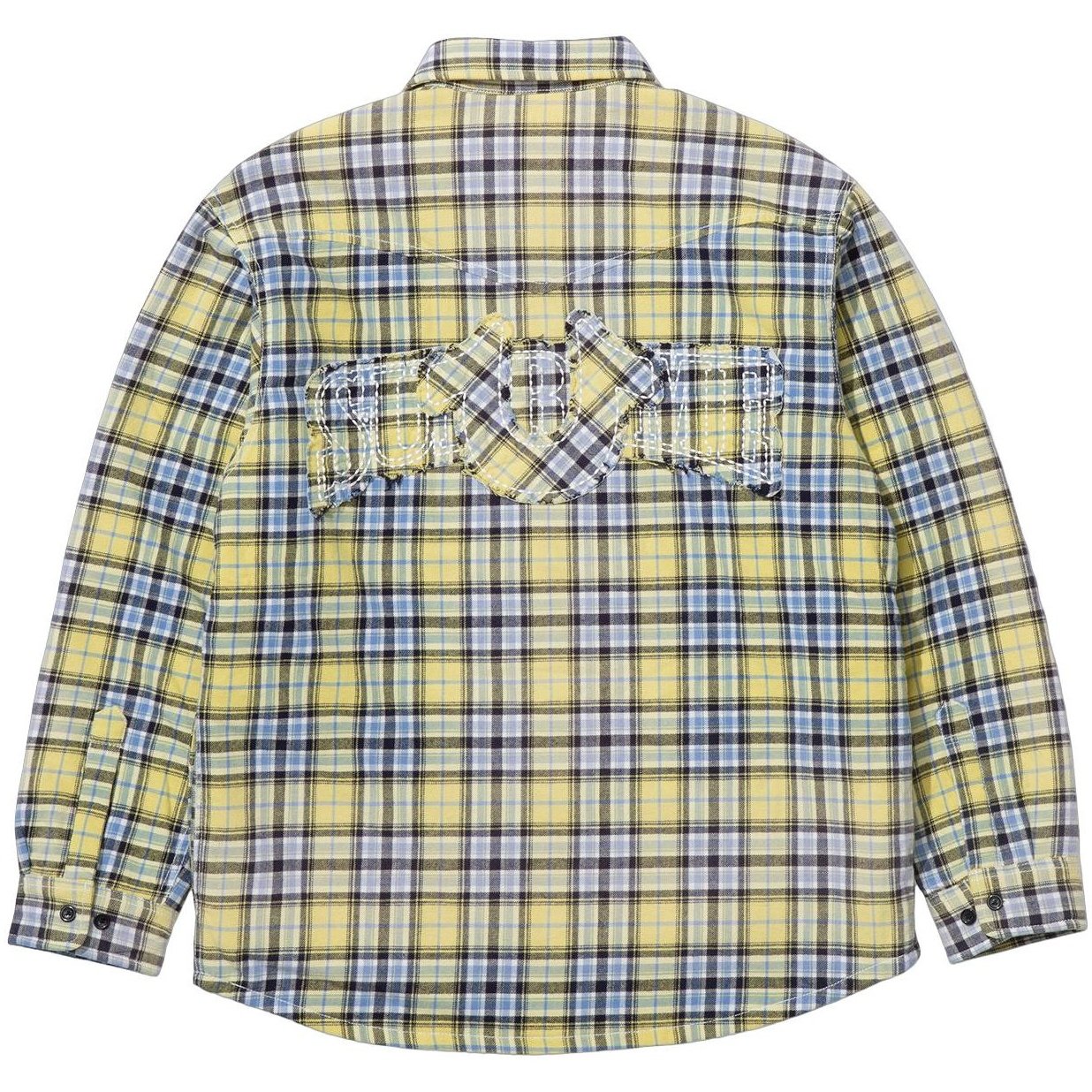 Supreme Supreme True Religion Quilted Lined Plaid Flannel Shirt (FW25) - $178