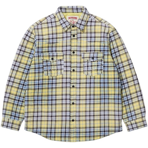 Supreme Supreme®/True Religion® Quilted Lined Plaid Flannel Shirt - Colorway