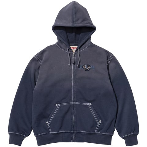 Supreme®/True Religion® Zip Up Hooded Sweatshirt - Supreme