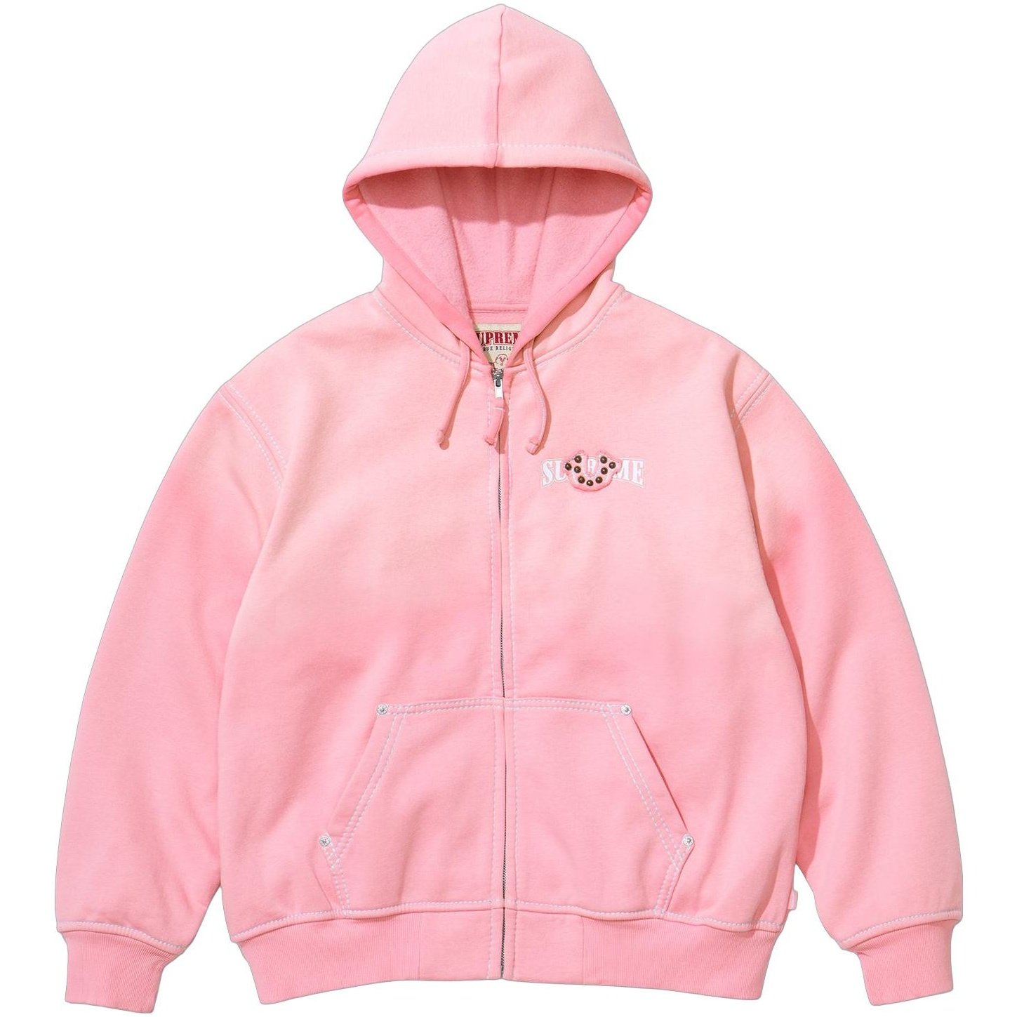 Supreme Supreme True Religion Zip Up Hooded Sweatshirt (FW25) - $248