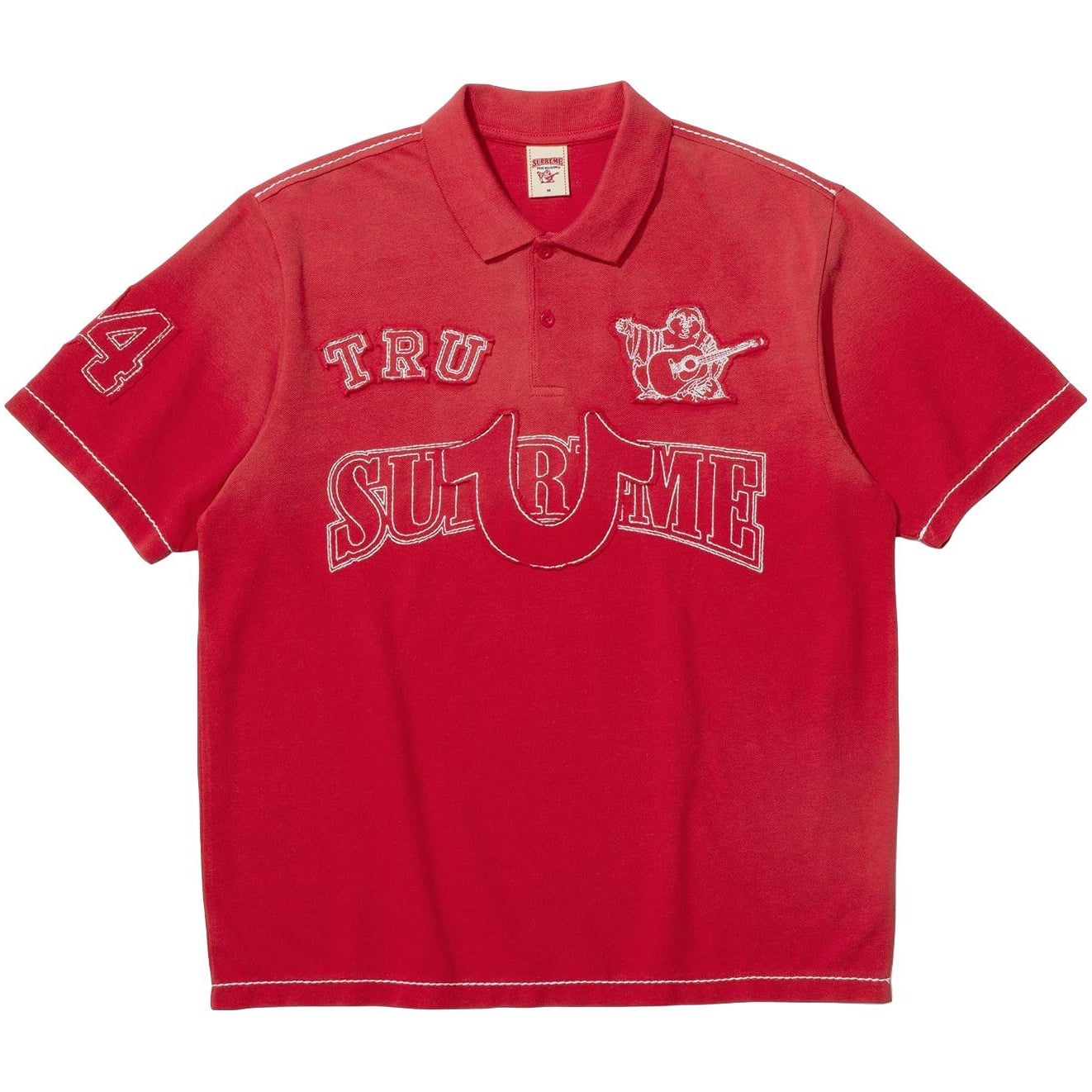 Supreme Supreme True Religion Appliqué Polo (FW25) - $128