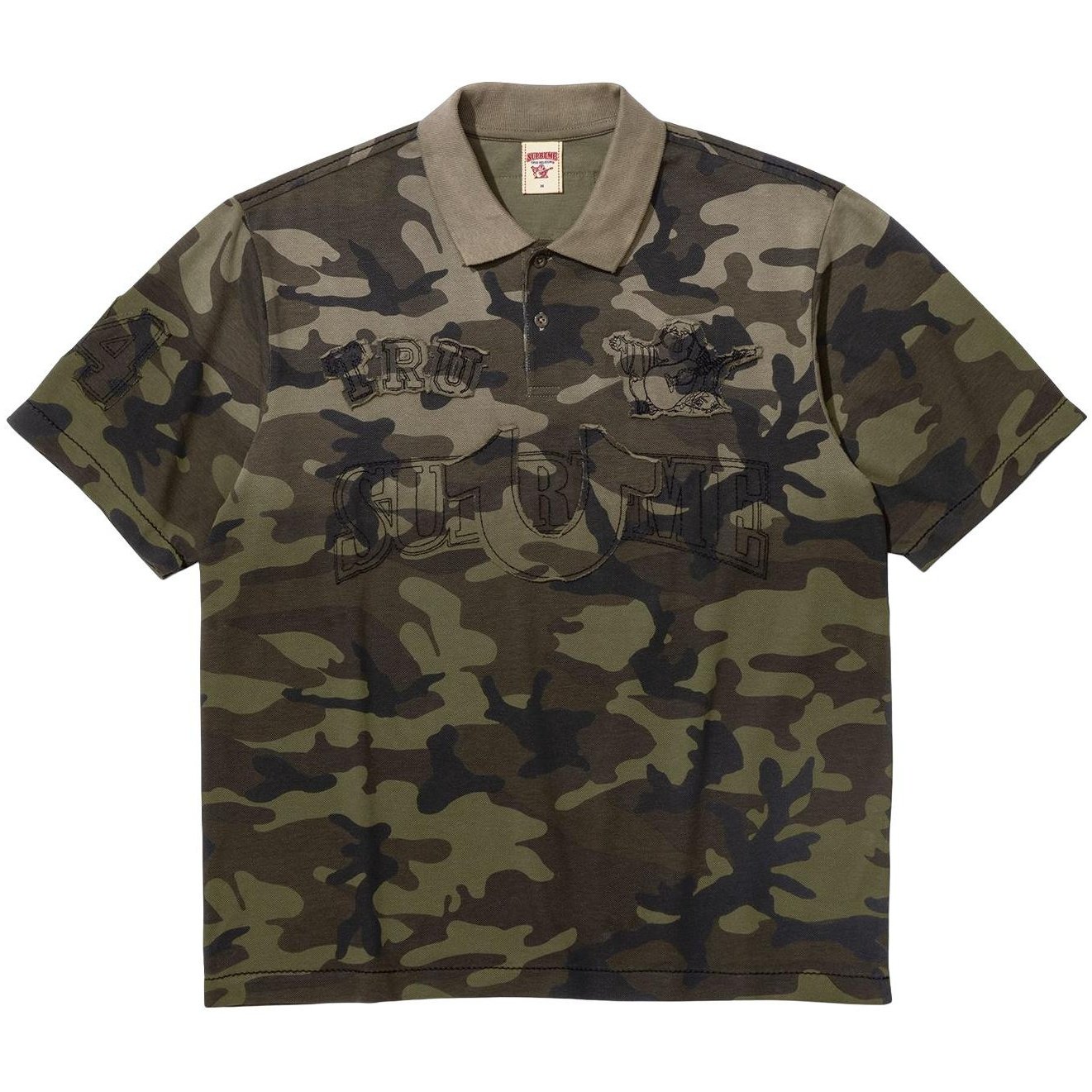 Supreme Supreme True Religion Appliqué Polo (FW25) - $128