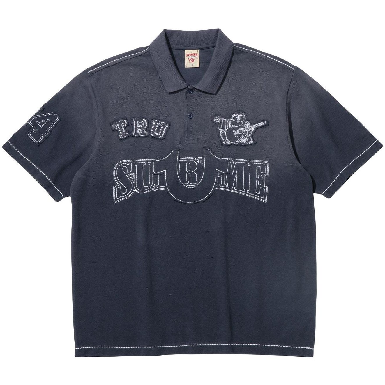 Supreme Supreme True Religion Appliqué Polo (FW25) - $128
