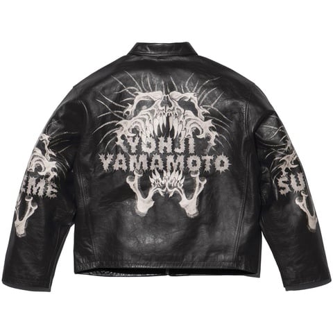 【新品】Supreme ヨウジヤマモトLeatherJACKET　確実本物　最安 Supreme Yohji Yamamoto Leather Work Jacket Black Men's - FW20 - US