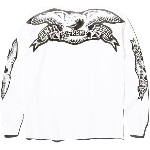 トップス Supreme x ANTIHERO Eagle L/S Tee \