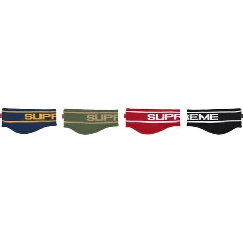 【値下げ】Supreme Contrast Logo Headband ネイビー Contrast Logo Headband - fall/winter 2025 - Supreme