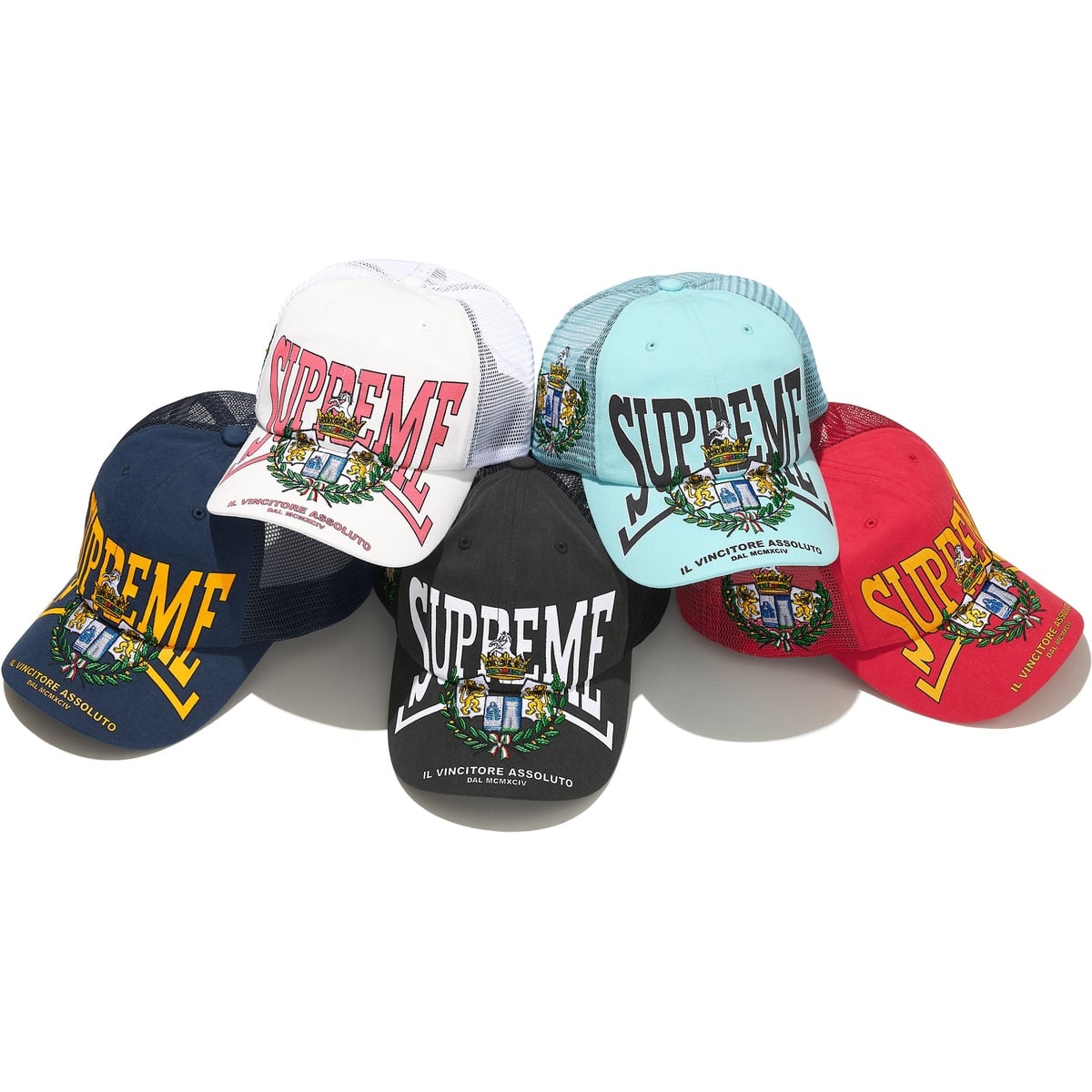 Crest Mesh Back 6-Panel - SupremeCommunity