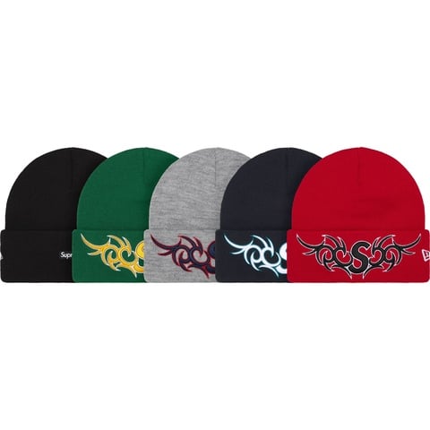 New Era® Tribal S Logo Beanie - fall/winter 2025 - Supreme