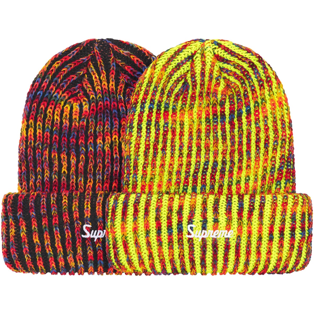 Rainbow Loose Gauge Beanie - SupremeCommunity