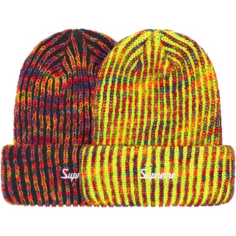 Rainbow Loose Gauge Beanie - fall/winter 2025 - Supreme