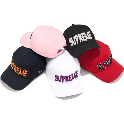 Supreme NewEra キャップ SUPREME x New Era Ear Flap Box Logo Fitted Hat Cap BLACK 7 1/8 NEW