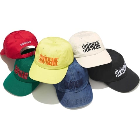 帽子 Supreme Splatter 6 Panel Cap Black Splatter 6-Panel - fall/winter 2025 - Supreme
