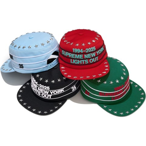 帽子 Supreme Stars Studded Pillbox Hat black Supreme Stars Studded Pillbox Hat Black - FW25 - US