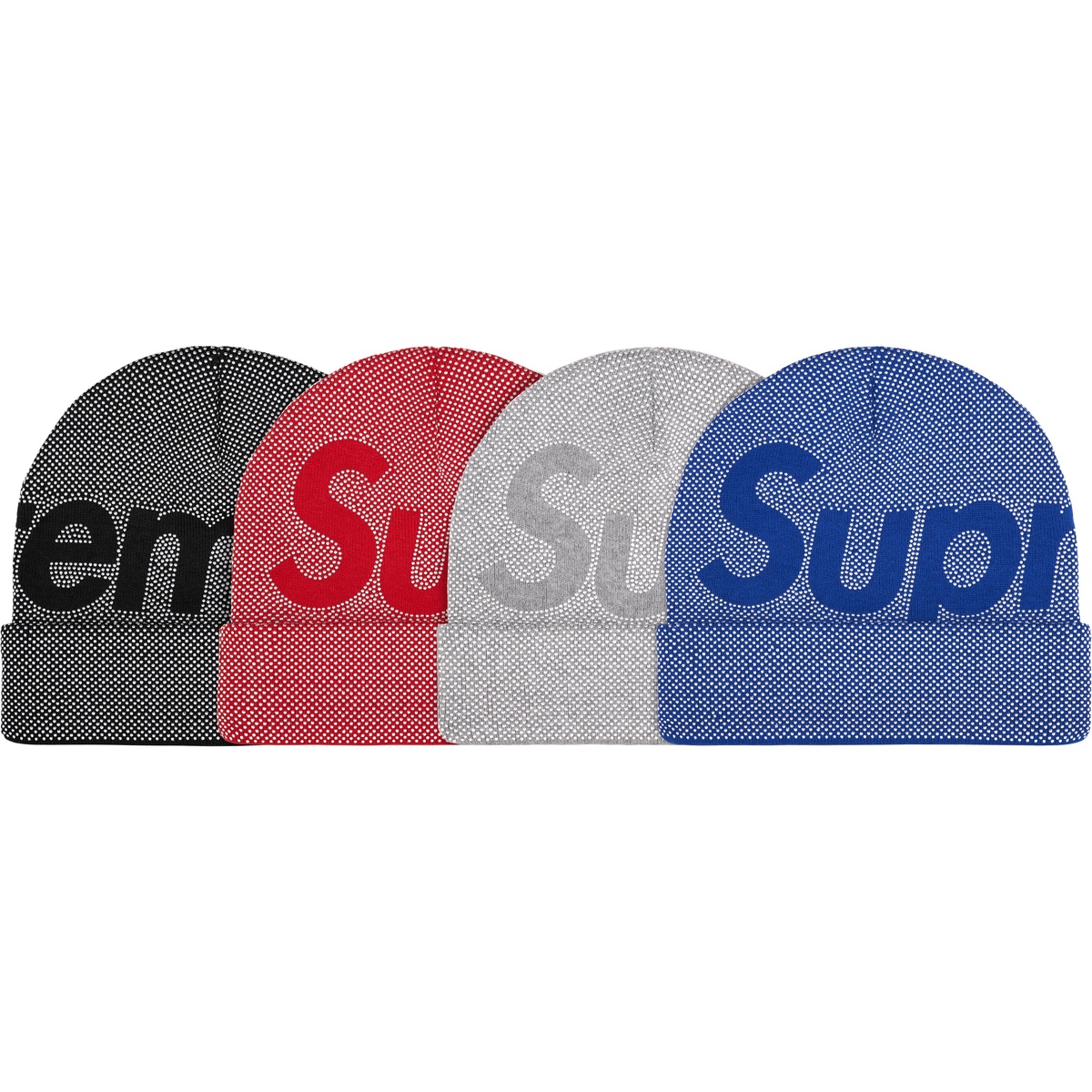 Studded Knockout Big Logo Beanie - SupremeCommunity