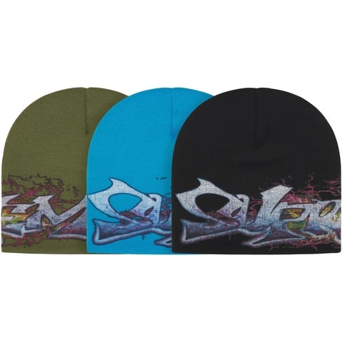 帽子 Supreme x Art Dealer tag banie black Tag Beanie - fall/winter 2025 - Supreme