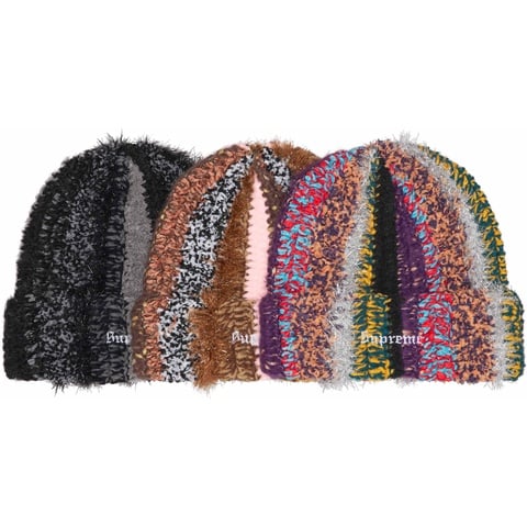 Supreme Tinsel Stripe Beanie ブラウン Tinsel Stripe Beanie - fall/winter 2025 - Supreme