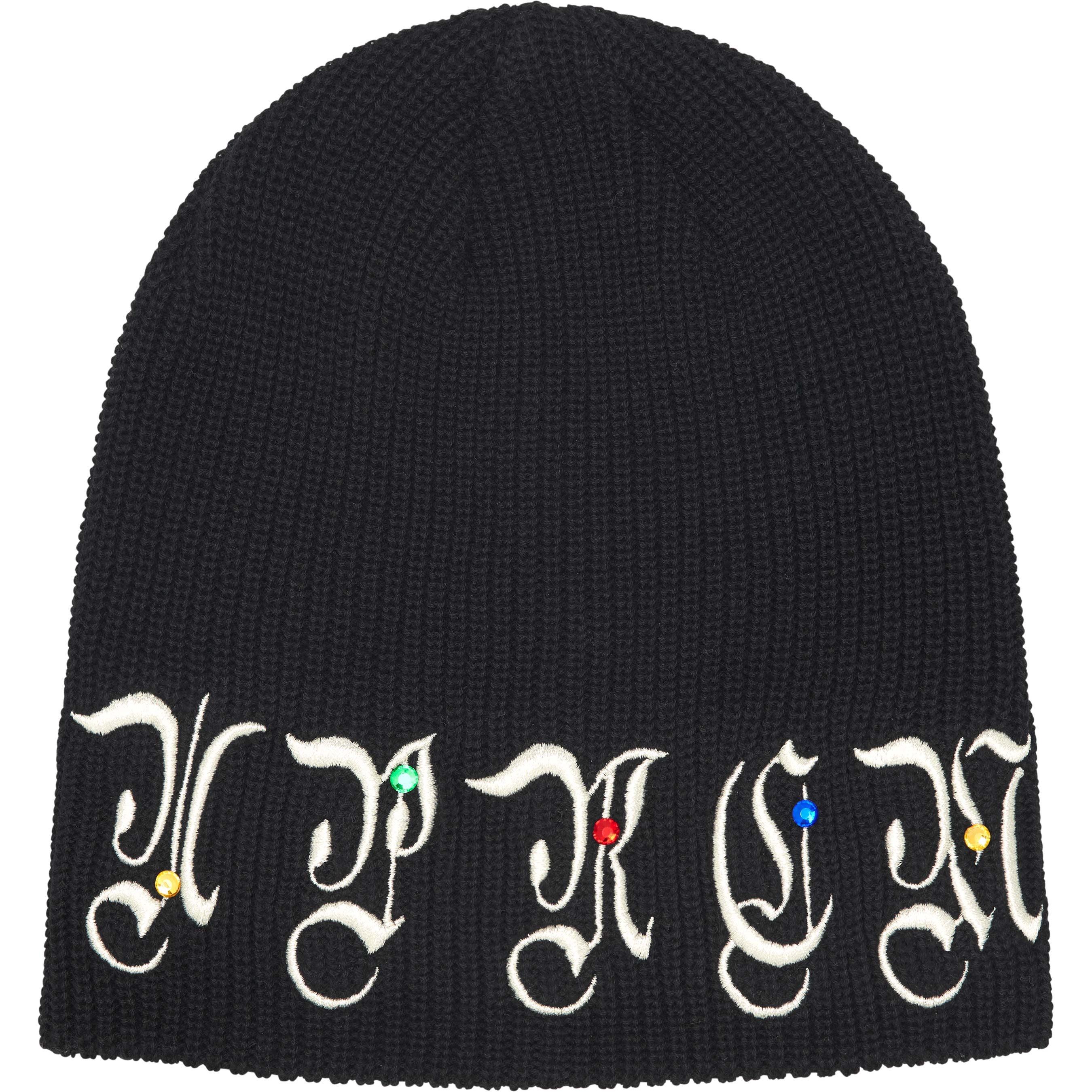 Supreme AOI Gems Beanie (FW25) - Black - $40