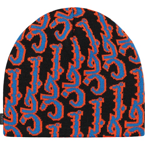 帽子 Supreme Arabic Jacquard Beanie Olive Arabic Jacquard Beanie - fall/winter 2025 - Supreme