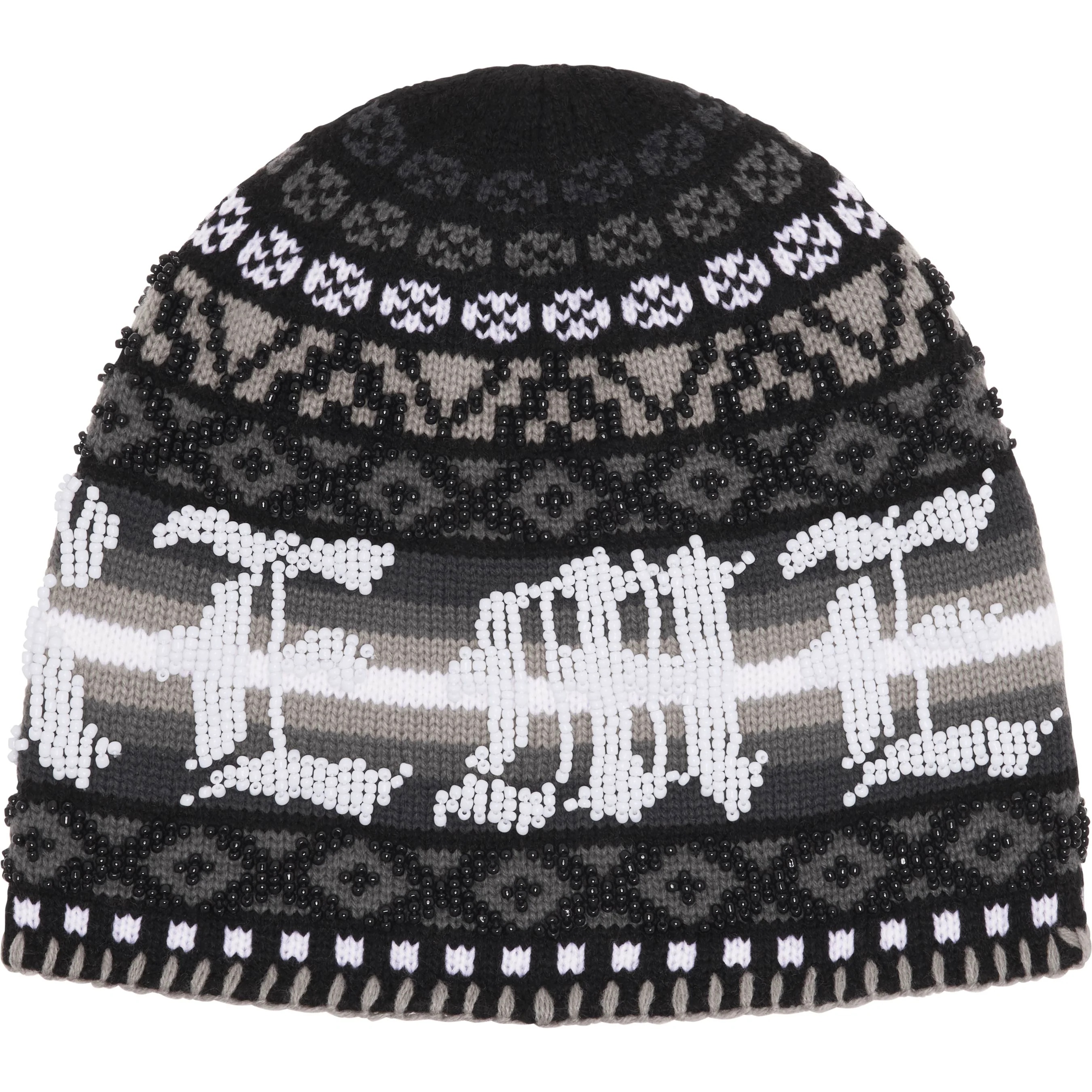 Supreme Beaded Beanie (FW25) - Black - $128