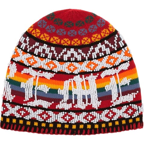 Supreme Beaded Beanie - Red