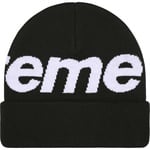 Supreme Big Logo Beanie (FW25) - Black