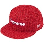 Supreme Bouclé Box Logo New Era (FW25) - Red