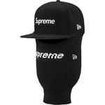 Supreme Box Logo New Era + Balaclava (FW25) - Black