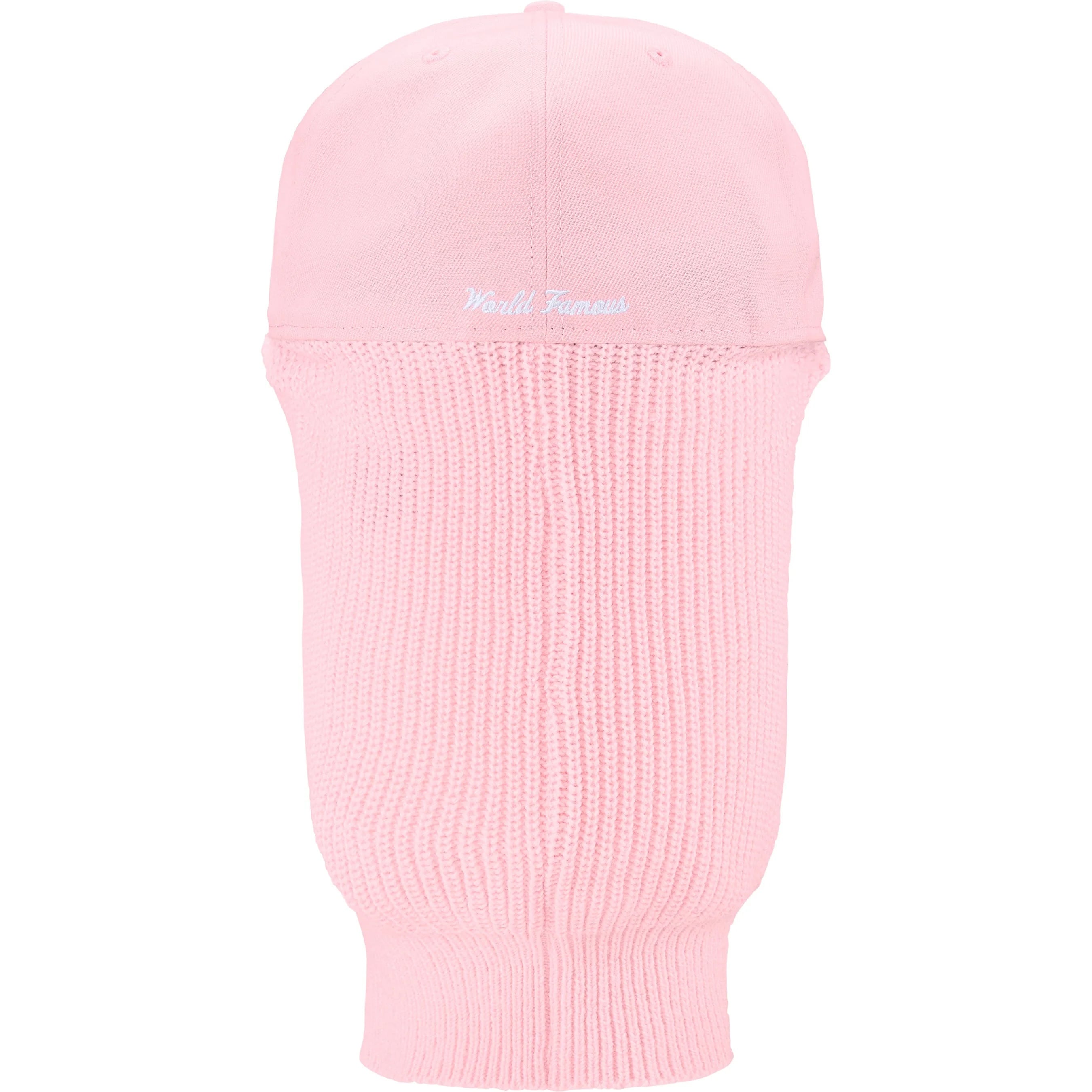 Supreme Box Logo New Era + Balaclava (FW25) - Light Pink - $88