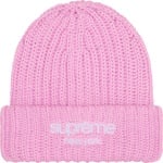 Supreme Chunky Rib Classic Logo Beanie (FW25) - Pink