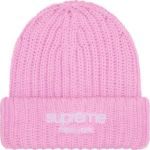 Chunky Rib Classic Logo Beanie - fall/winter 2025 - Supreme