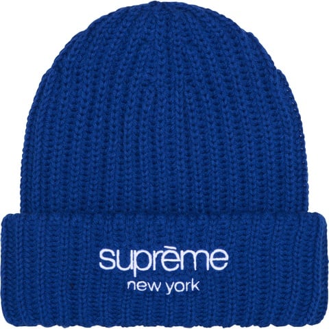 Chunky Rib Classic Logo Beanie - fall/winter 2025 - Supreme
